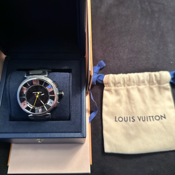 Louis Vuitton Mens Tambour Q118F - Picture 1 of 6